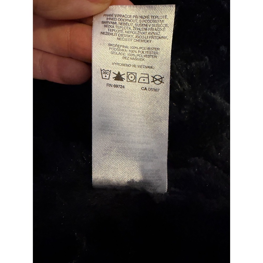 Columbia Jacket Womens S Black Copper Crest Coat Long Fur Lined Diamond Quilted - Picture 7 of 11